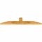 Ekena Millwork Portland Rough Sawn Timber Gable Bracket, Western Red Cedar, 48"W x 10"H x 2"D x 4"F, 5/12 Pitch GBW048X10X0204POR00RWR - alternate 5